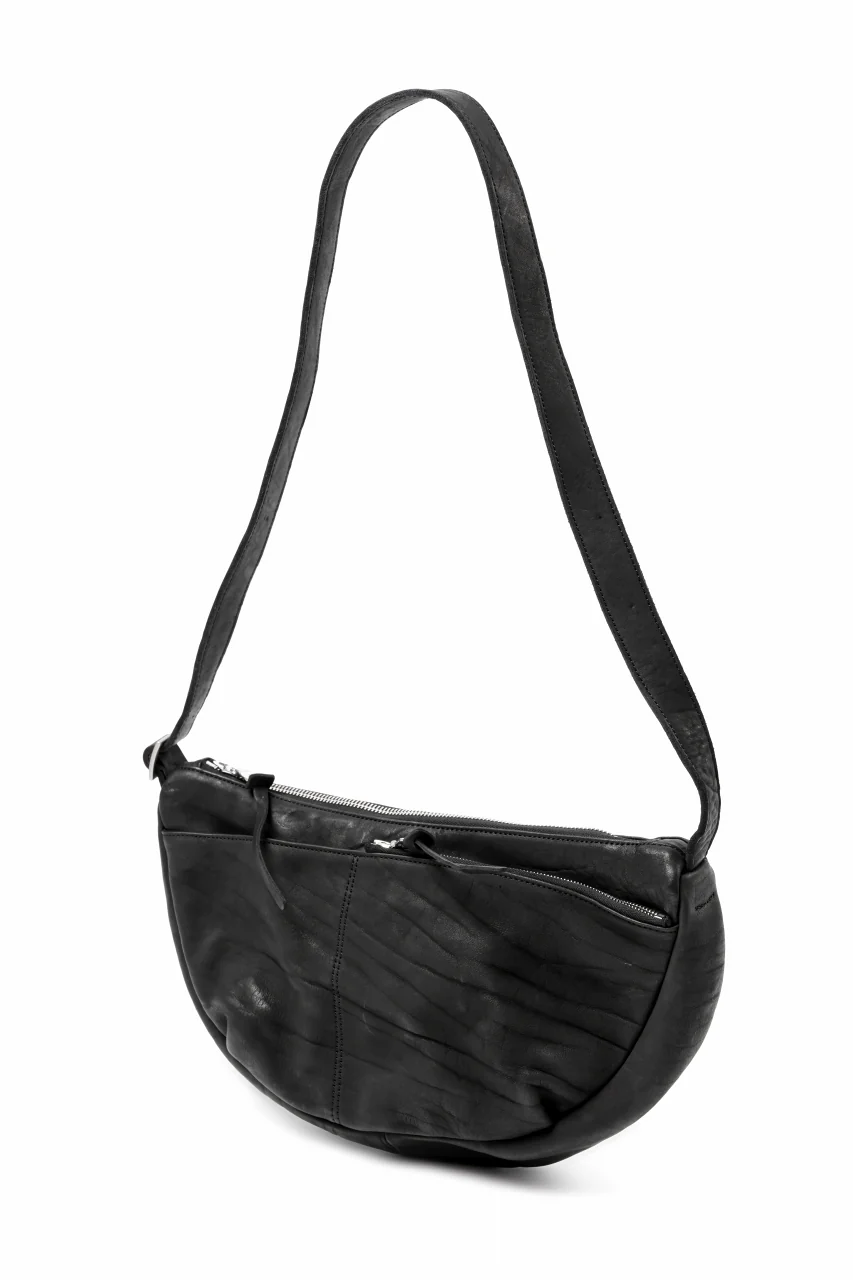 ISAMU KATAYAMA BACKLASH UTILITY BAG / DOUBLE-SHOULDER OBJECT DYED (BLACK) - Image 4