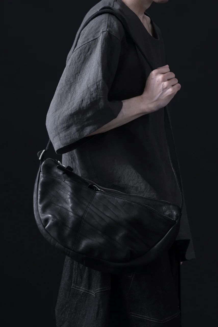 ISAMU KATAYAMA BACKLASH UTILITY BAG / DOUBLE-SHOULDER OBJECT DYED (BLACK) - Image 41