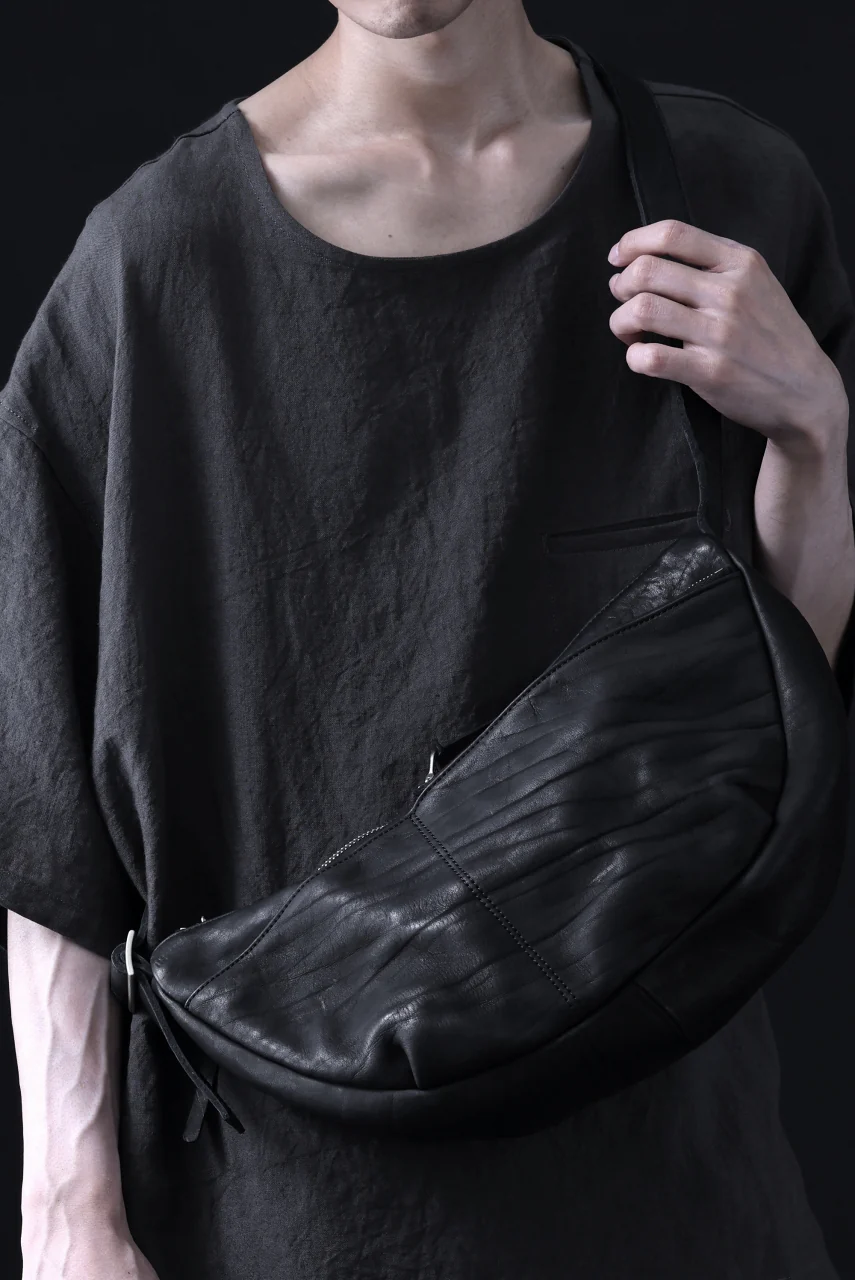ISAMU KATAYAMA BACKLASH UTILITY BAG / DOUBLE-SHOULDER OBJECT DYED (BLACK) - Image 45