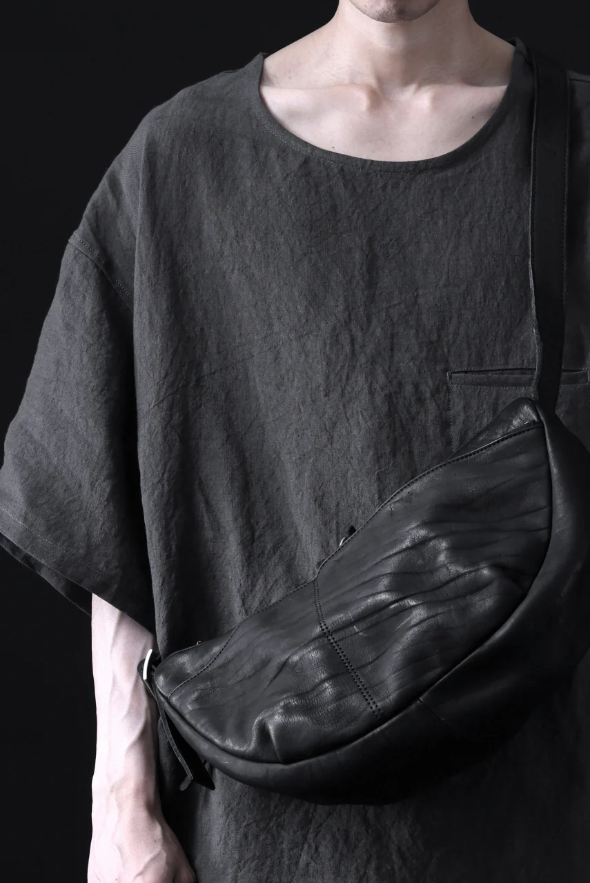 ISAMU KATAYAMA BACKLASH UTILITY BAG / DOUBLE-SHOULDER OBJECT DYED (BLACK) - Image 46