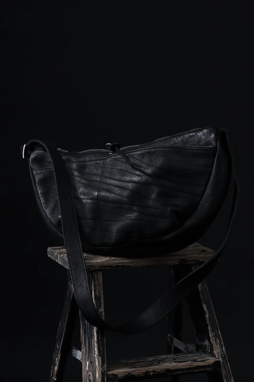 ISAMU KATAYAMA BACKLASH UTILITY BAG / DOUBLE-SHOULDER OBJECT DYED (BLACK) - Image 49