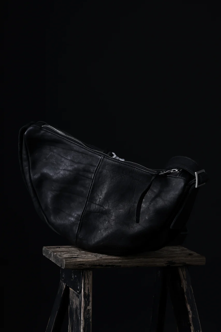 ISAMU KATAYAMA BACKLASH UTILITY BAG / DOUBLE-SHOULDER OBJECT DYED (BLACK) - Image 51