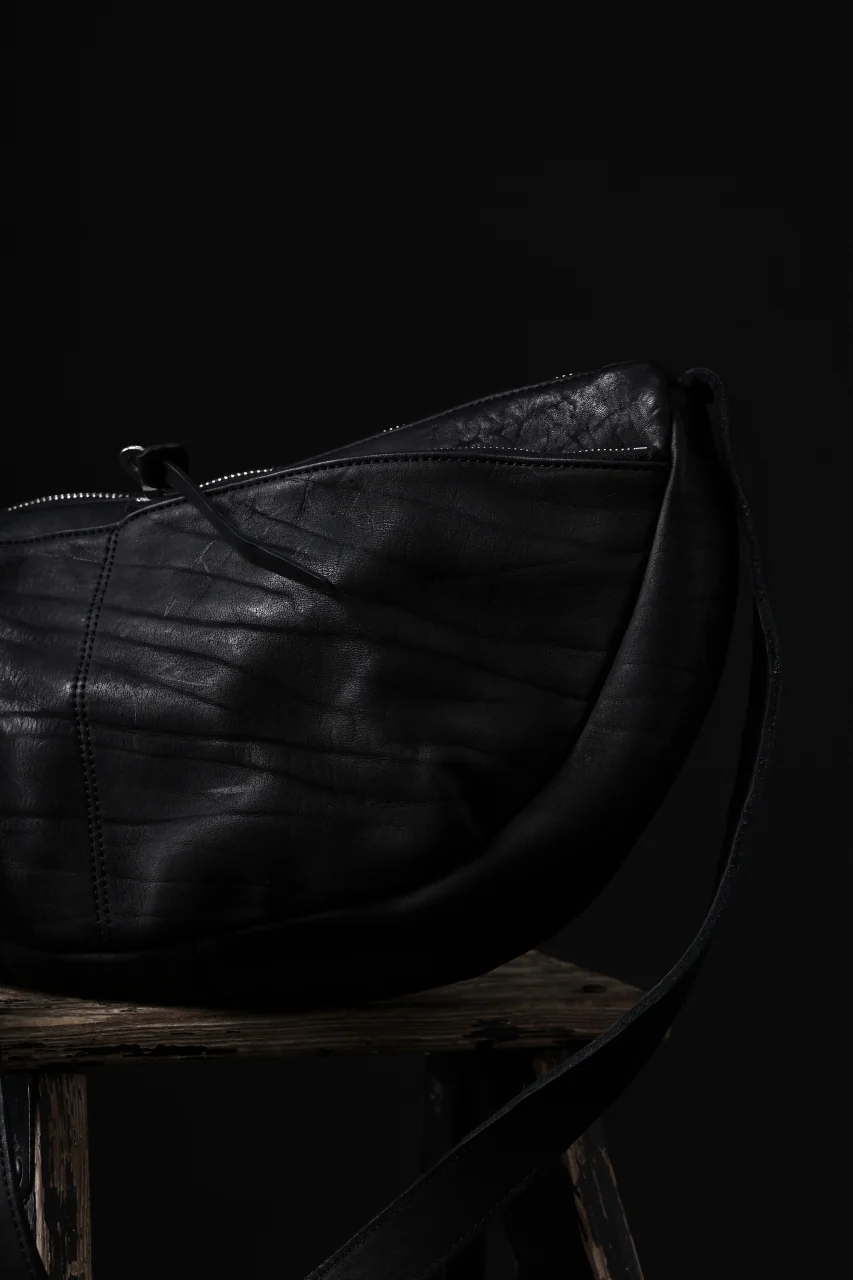 ISAMU KATAYAMA BACKLASH UTILITY BAG / DOUBLE-SHOULDER OBJECT DYED (BLACK) - Image 55