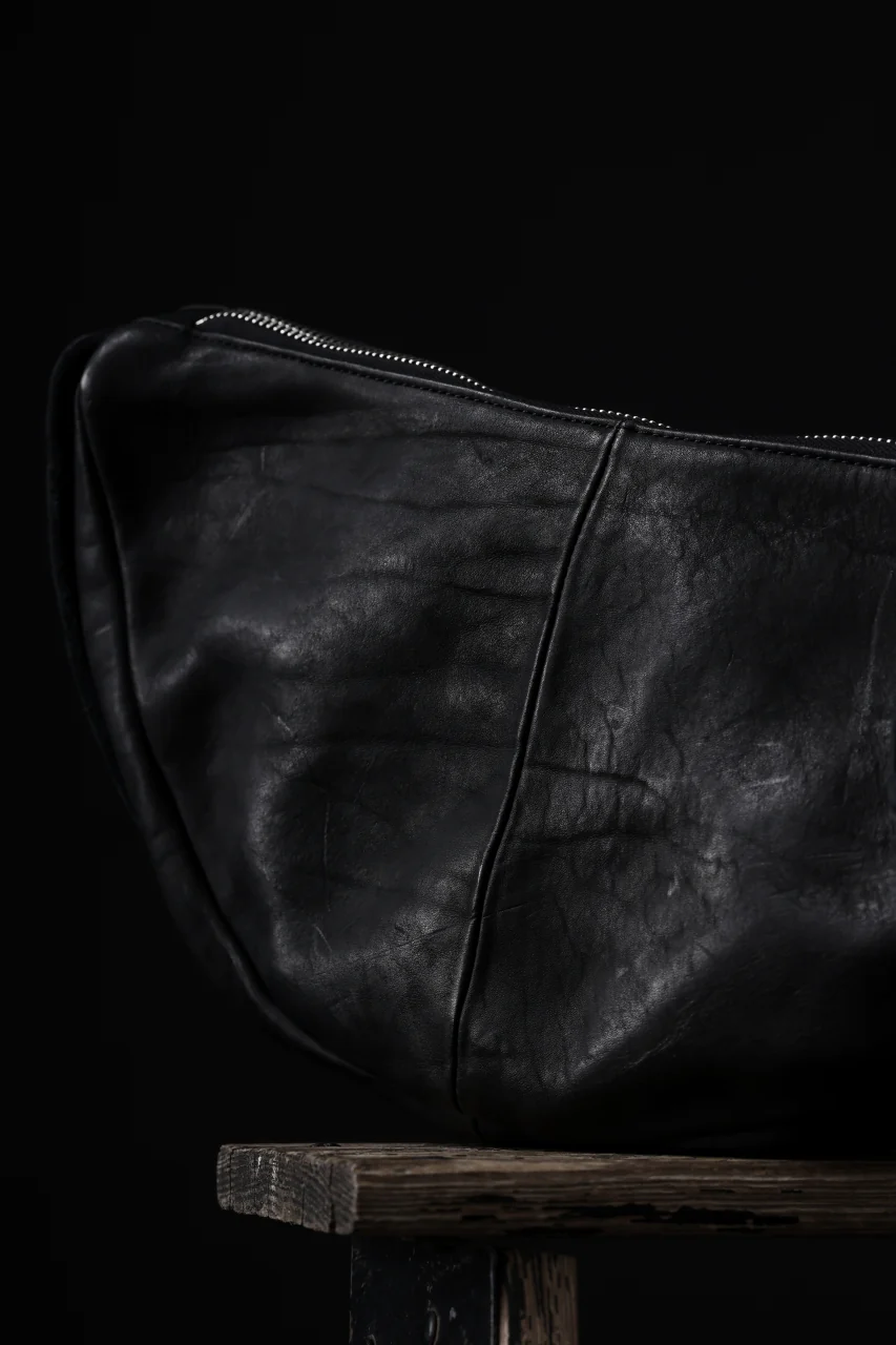 ISAMU KATAYAMA BACKLASH UTILITY BAG / DOUBLE-SHOULDER OBJECT DYED (BLACK) - Image 56