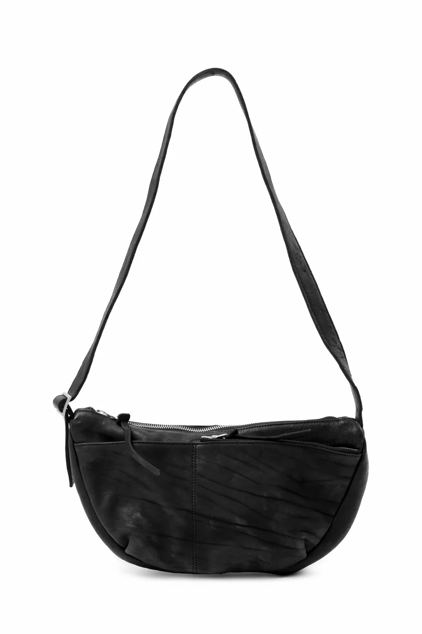 ISAMU KATAYAMA BACKLASH UTILITY BAG / DOUBLE-SHOULDER OBJECT DYED (BLACK) - Image 8