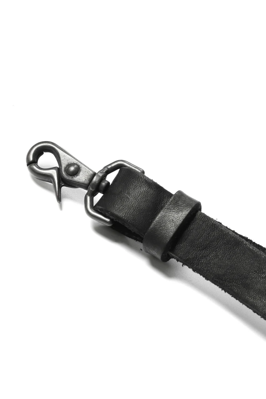 ISAMU KATAYAMA BACKLASH WAIST HANG BAG / DOUBLE-SHOULDER OBJECT DYED (BLACK) - Image 8