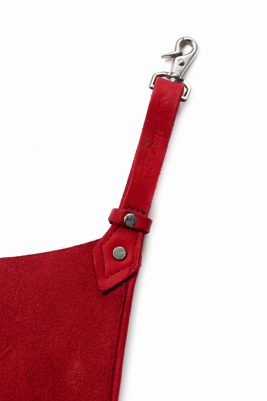 ISAMU KATAYAMA BACKLASH WAIST HANG BAG / DOUBLE-SHOULDER OBJECT DYED (RED) - Image 15