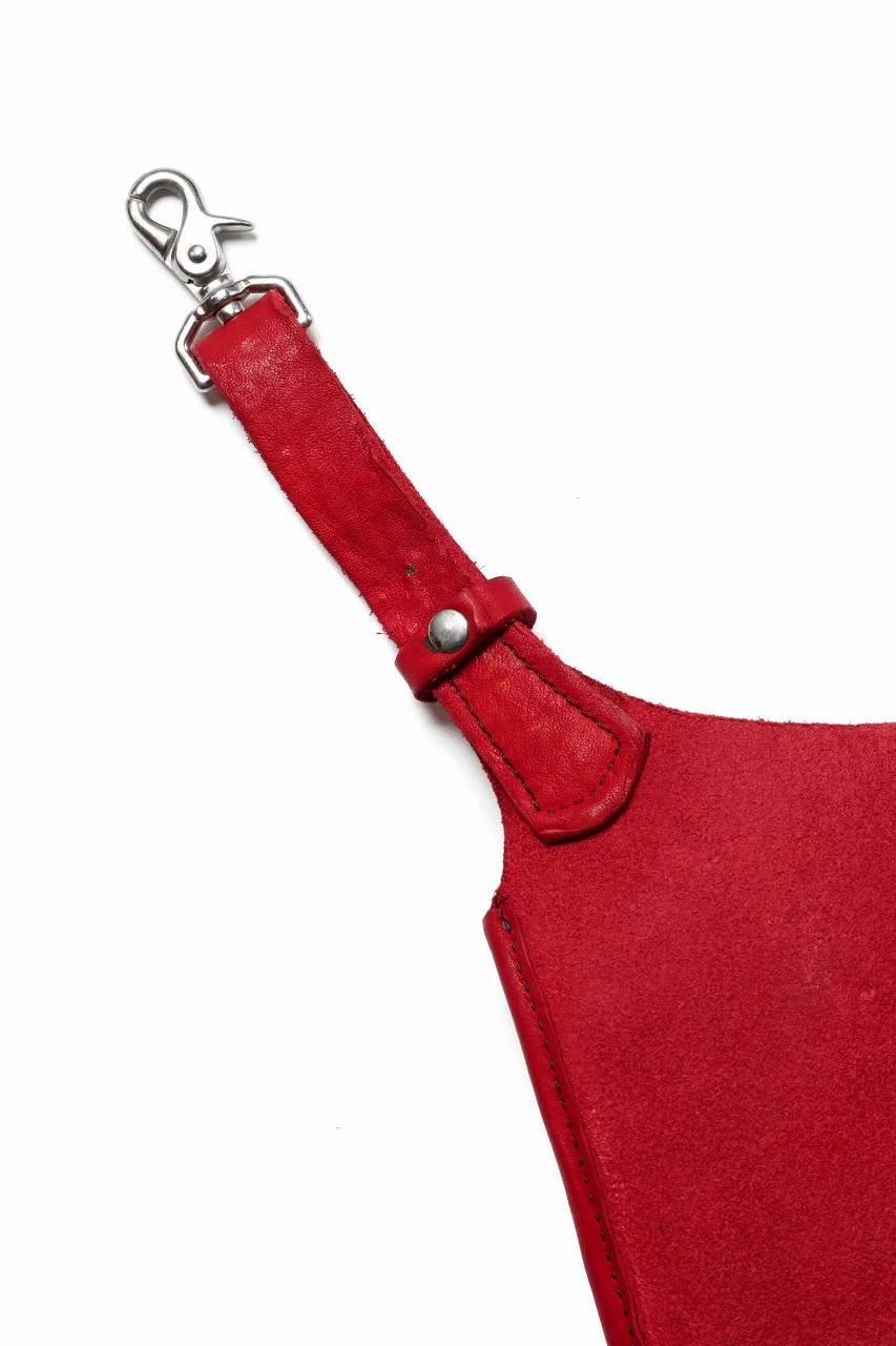 ISAMU KATAYAMA BACKLASH WAIST HANG BAG / DOUBLE-SHOULDER OBJECT DYED (RED) - Image 17