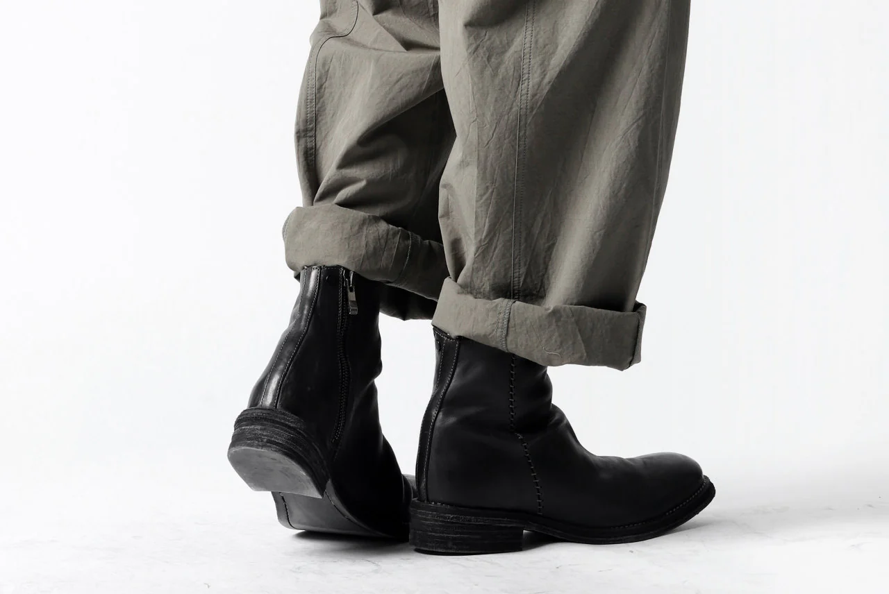 ISAMU KATAYAMA BACKLASH WIDE TAPERED PANTS / SALT SHRINKAGE TYPEWRITER CLOTH - Image 44