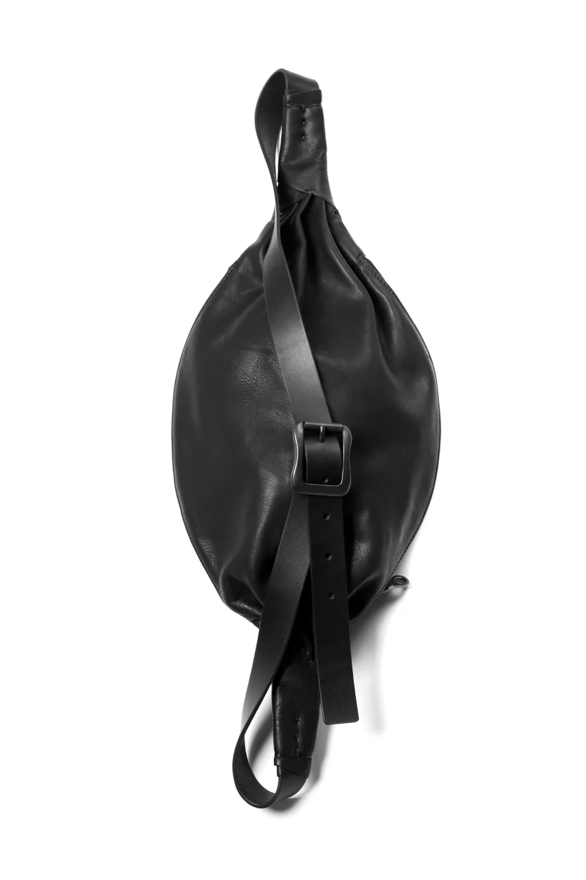 ISAMU KATAYAMA BACKLASH x GAIEDE ONE SHOULDER BAG / CALF SKIN (SOFT FINISHED / BLACK) - Image 3