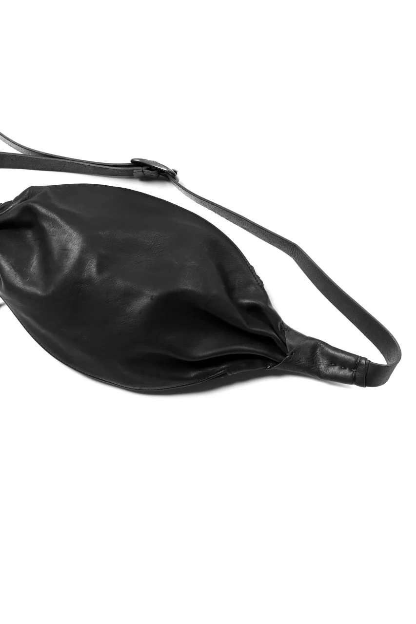 ISAMU KATAYAMA BACKLASH x GAIEDE ONE SHOULDER BAG / CALF SKIN (SOFT FINISHED / BLACK) - Image 6