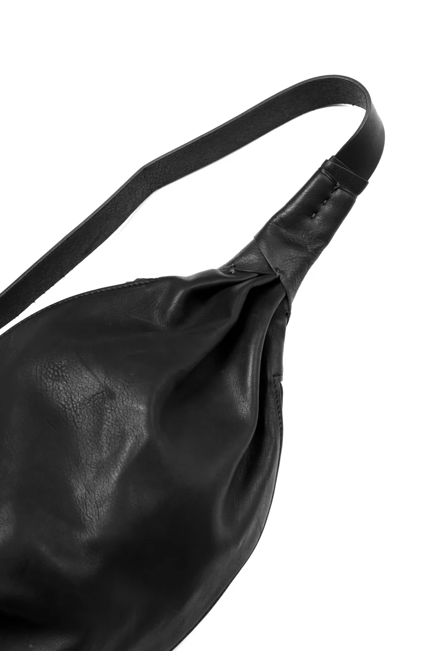 ISAMU KATAYAMA BACKLASH x GAIEDE ONE SHOULDER BAG / CALF SKIN (SOFT FINISHED / BLACK) - Image 8