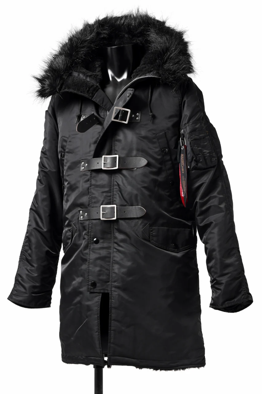 ISAMU KATAYAMA BACKLASH xx ALPHA INDUSTRIES N-3B JACKET (BLACK) - Image 10