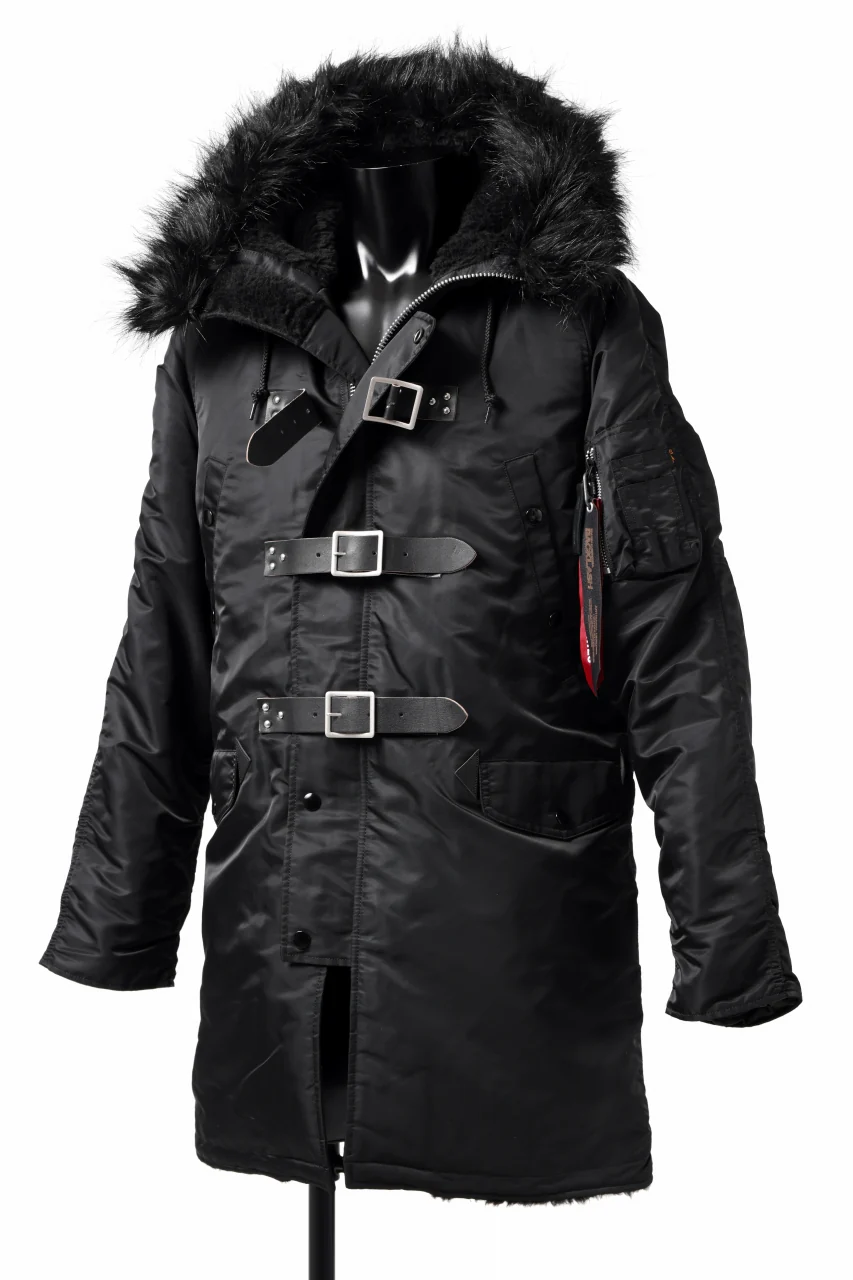 ISAMU KATAYAMA BACKLASH xx ALPHA INDUSTRIES N-3B JACKET (BLACK) - Image 11