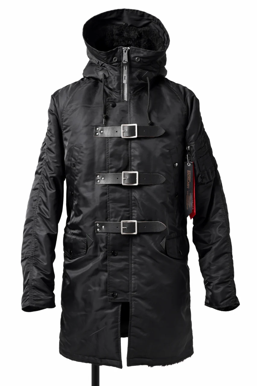 ISAMU KATAYAMA BACKLASH xx ALPHA INDUSTRIES N-3B JACKET (BLACK) - Image 16