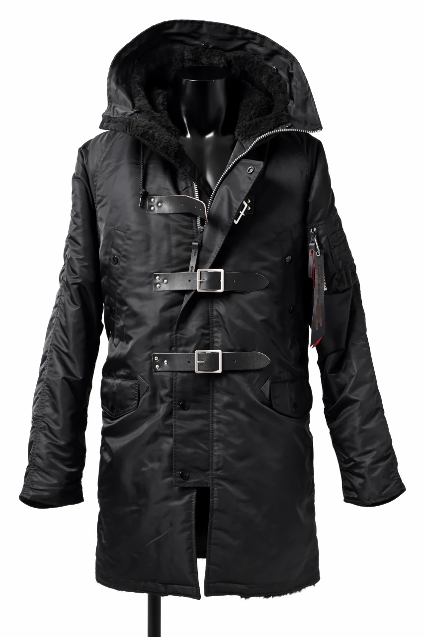 ISAMU KATAYAMA BACKLASH xx ALPHA INDUSTRIES N-3B JACKET (BLACK) - Image 17