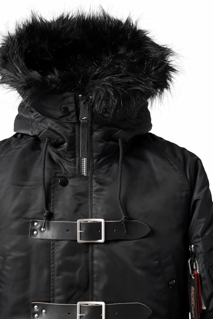 ISAMU KATAYAMA BACKLASH xx ALPHA INDUSTRIES N-3B JACKET (BLACK) - Image 18