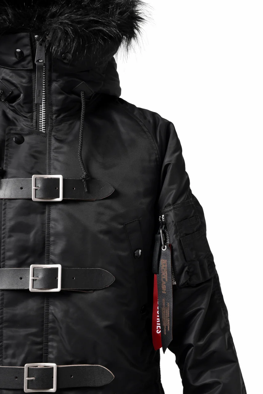 ISAMU KATAYAMA BACKLASH xx ALPHA INDUSTRIES N-3B JACKET (BLACK) - Image 20