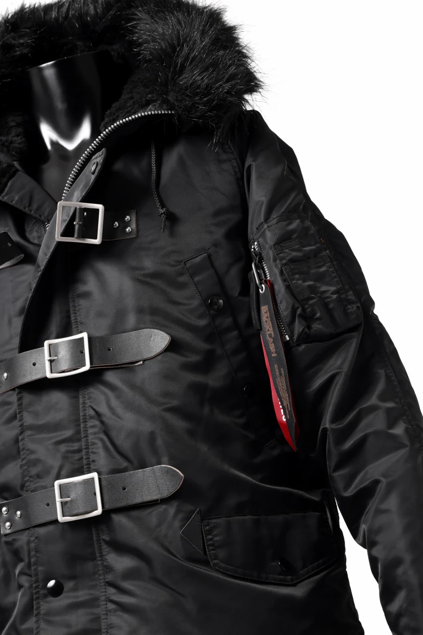 ISAMU KATAYAMA BACKLASH xx ALPHA INDUSTRIES N-3B JACKET (BLACK) - Image 23