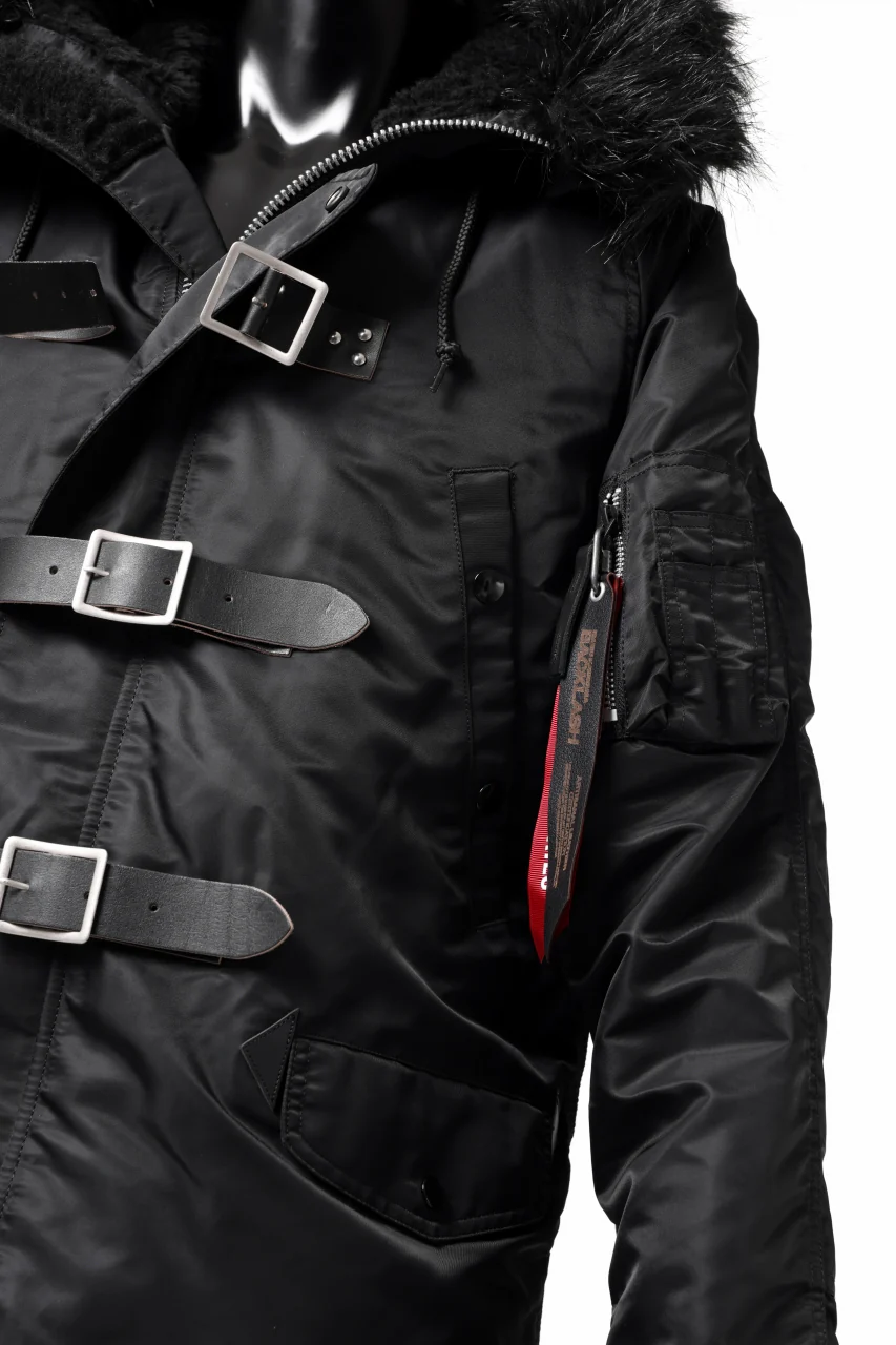 ISAMU KATAYAMA BACKLASH xx ALPHA INDUSTRIES N-3B JACKET (BLACK) - Image 24