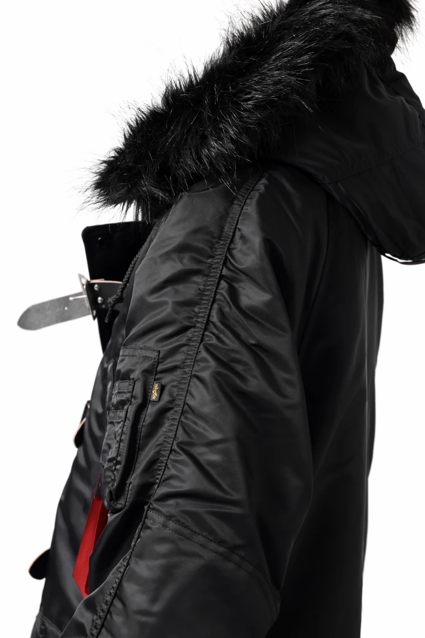 ISAMU KATAYAMA BACKLASH xx ALPHA INDUSTRIES N-3B JACKET (BLACK) - Image 29