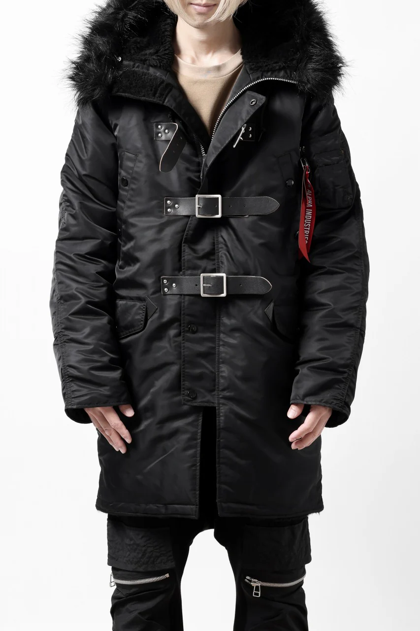 ISAMU KATAYAMA BACKLASH xx ALPHA INDUSTRIES N-3B JACKET (BLACK) - Image 3