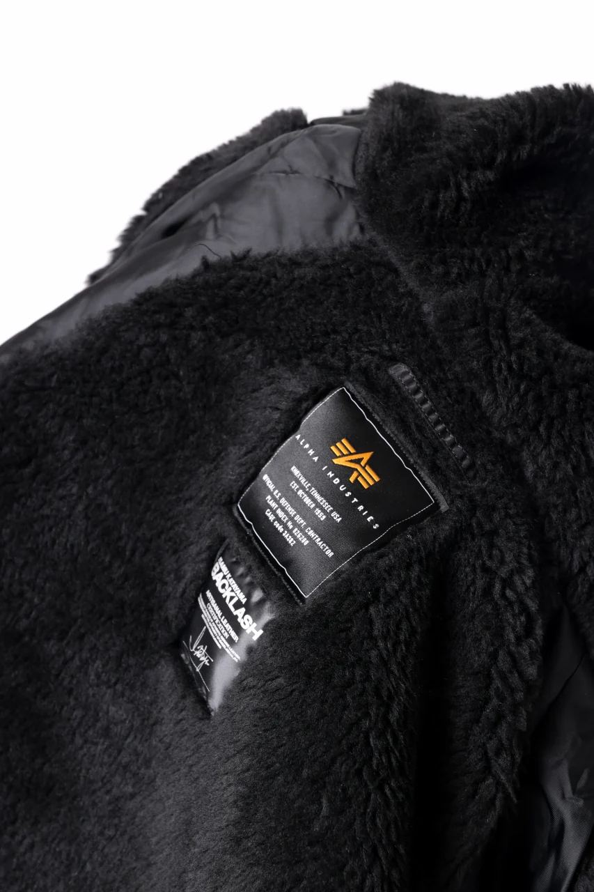 ISAMU KATAYAMA BACKLASH xx ALPHA INDUSTRIES N-3B JACKET (BLACK) - Image 36