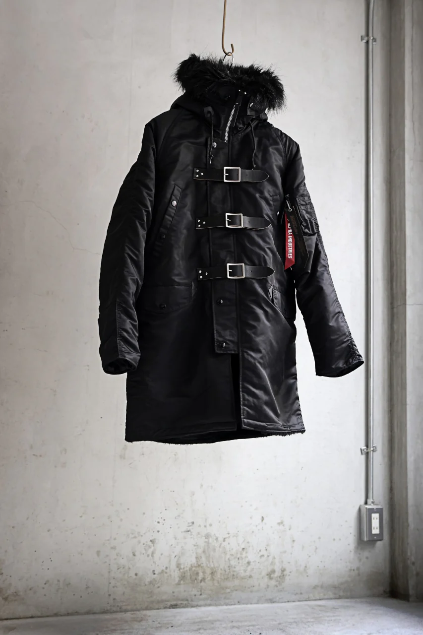 ISAMU KATAYAMA BACKLASH xx ALPHA INDUSTRIES N-3B JACKET (BLACK) - Image 38
