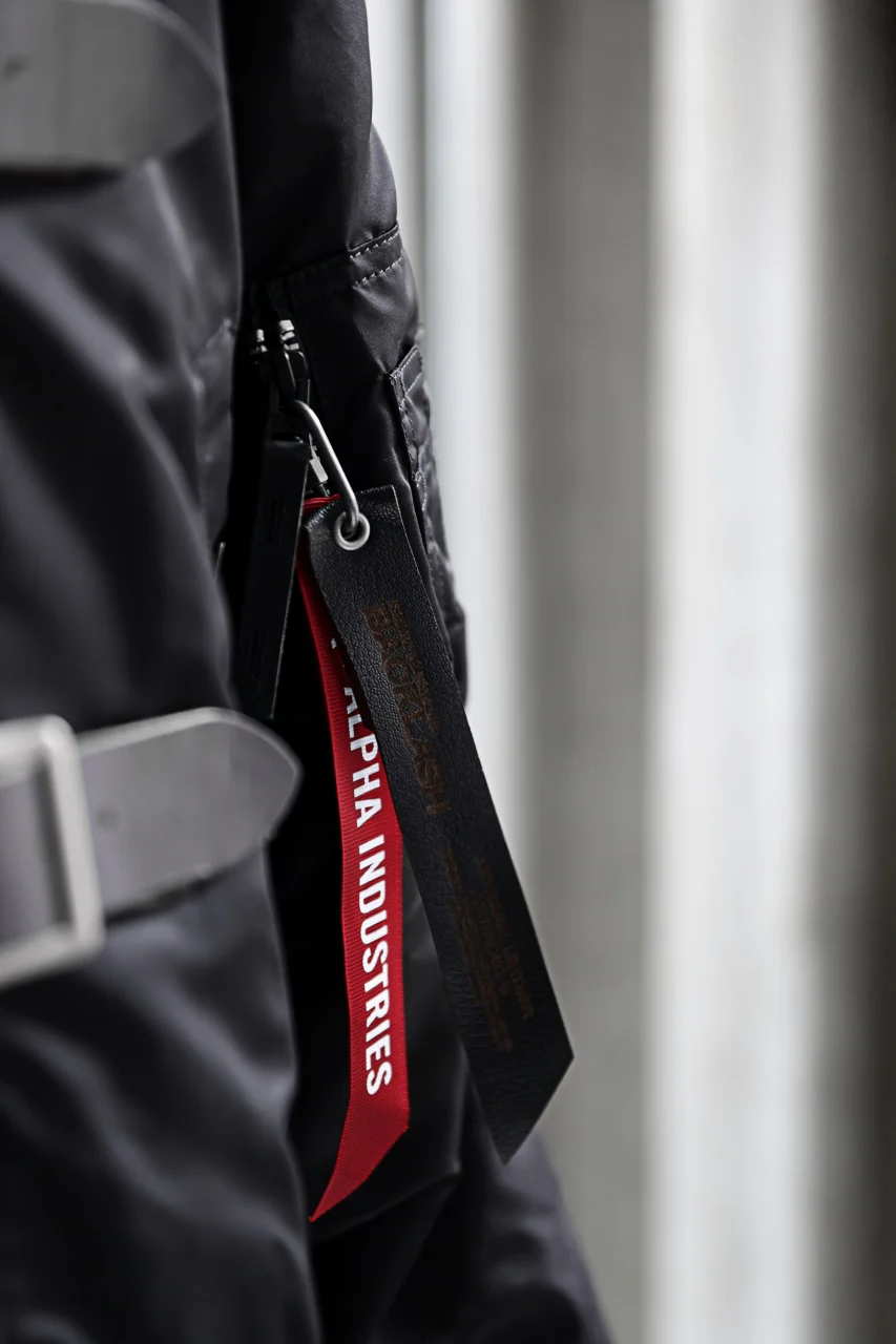 ISAMU KATAYAMA BACKLASH xx ALPHA INDUSTRIES N-3B JACKET (BLACK) - Image 39