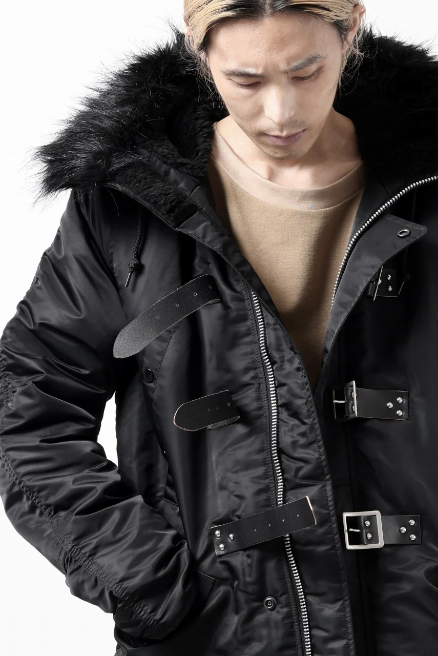 ISAMU KATAYAMA BACKLASH xx ALPHA INDUSTRIES N-3B JACKET (BLACK) - Image 43