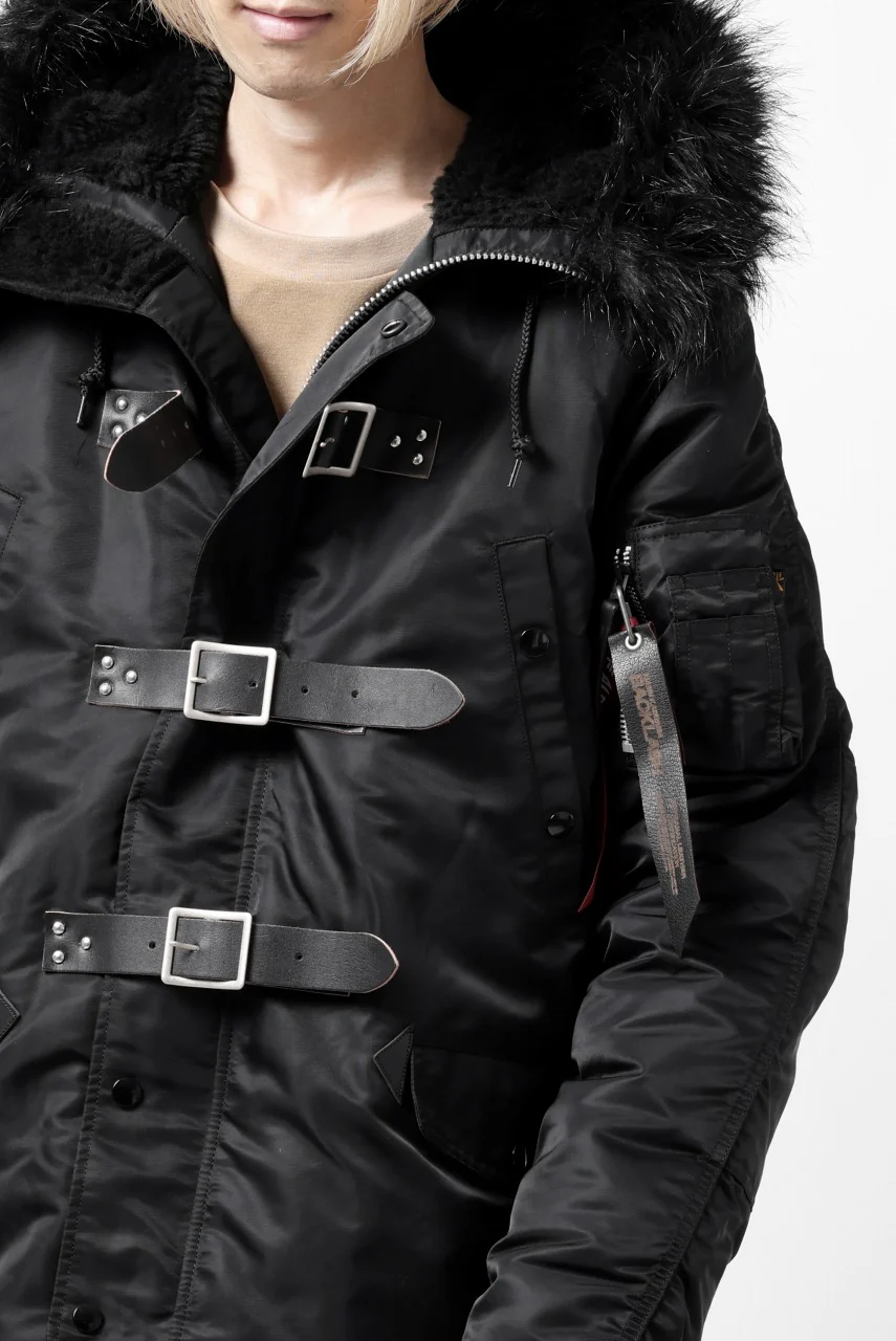 ISAMU KATAYAMA BACKLASH xx ALPHA INDUSTRIES N-3B JACKET (BLACK) - Image 45