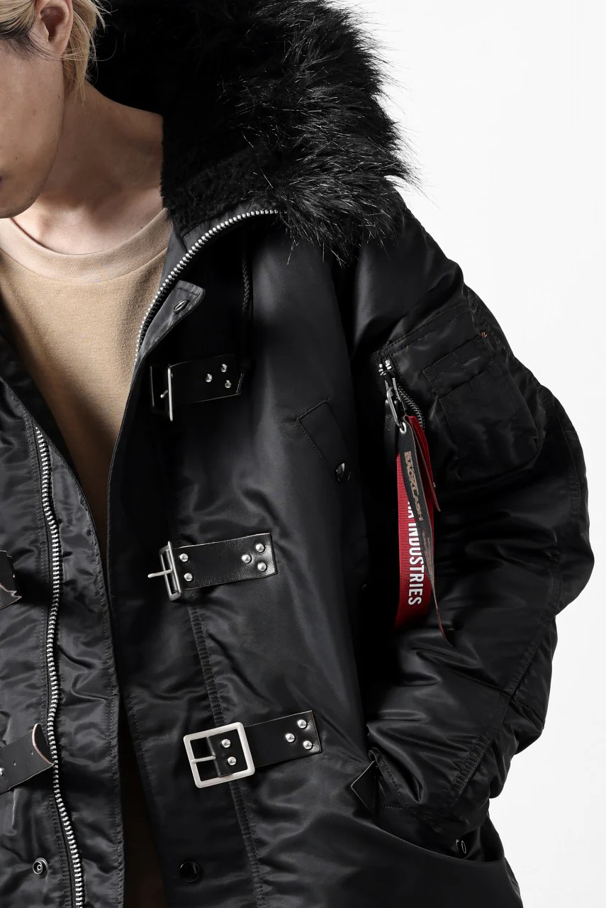 ISAMU KATAYAMA BACKLASH xx ALPHA INDUSTRIES N-3B JACKET (BLACK) - Image 52