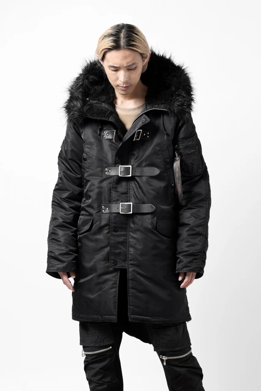 ISAMU KATAYAMA BACKLASH xx ALPHA INDUSTRIES N-3B JACKET (BLACK) - Image 55