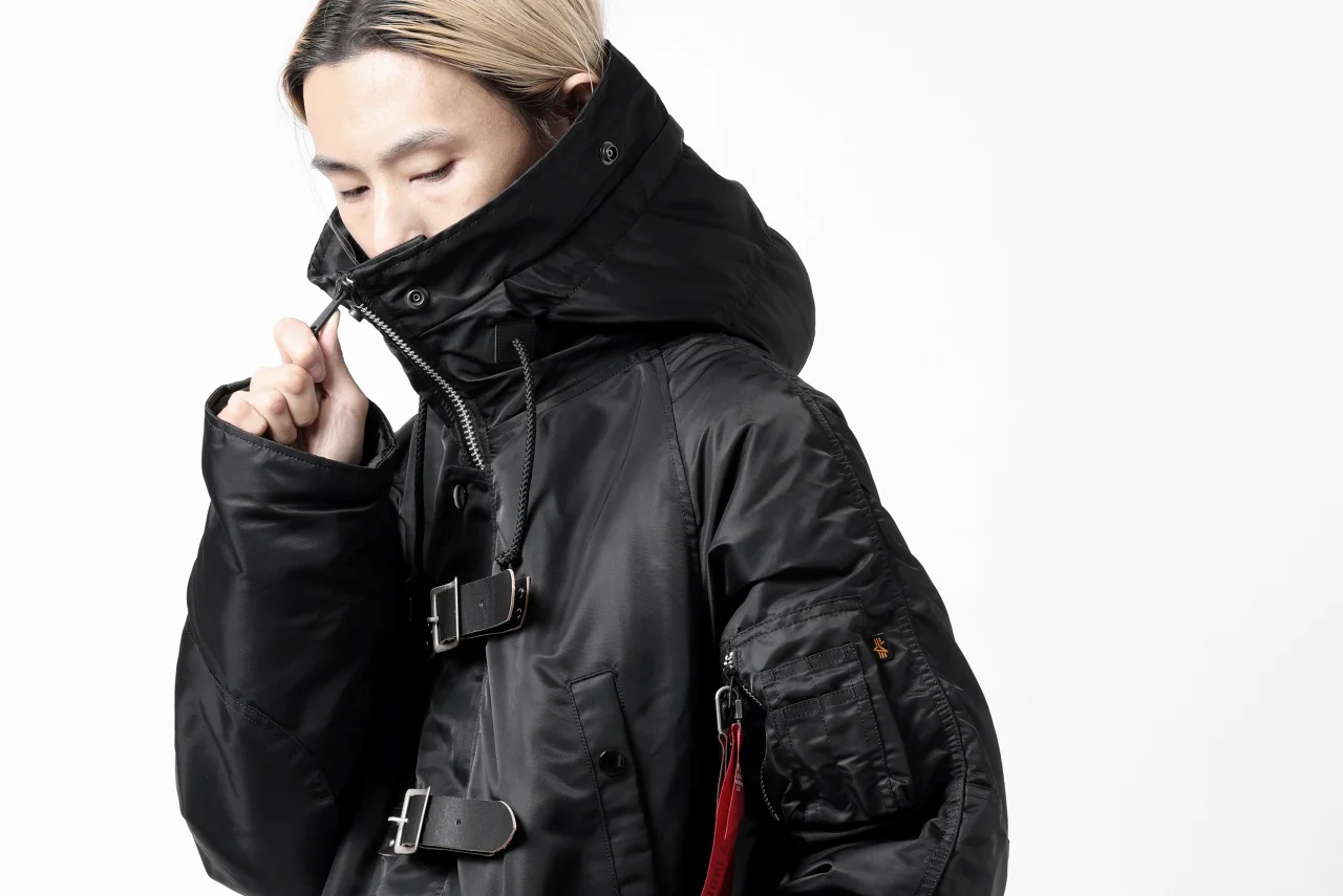 ISAMU KATAYAMA BACKLASH xx ALPHA INDUSTRIES N-3B JACKET (BLACK) - Image 56