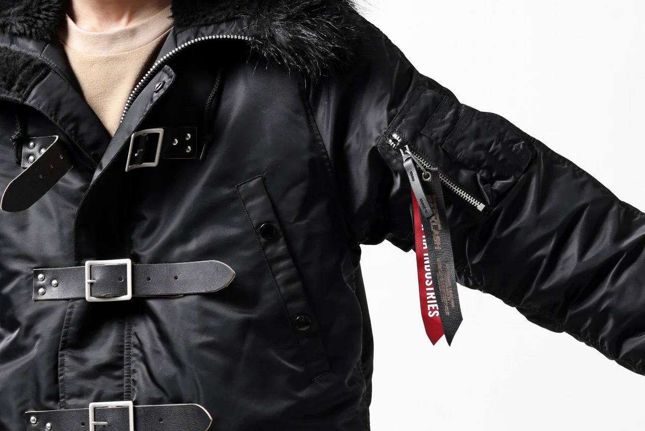 ISAMU KATAYAMA BACKLASH xx ALPHA INDUSTRIES N-3B JACKET (BLACK) - Image 59