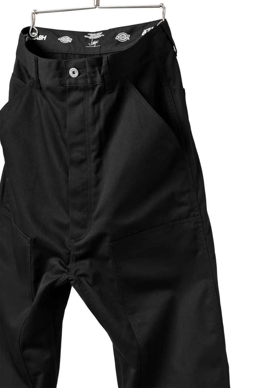 ISAMU KATAYAMA BACKLASH xx Dickies® DOUBLE KNEE PANTS (BLACK) - Image 11