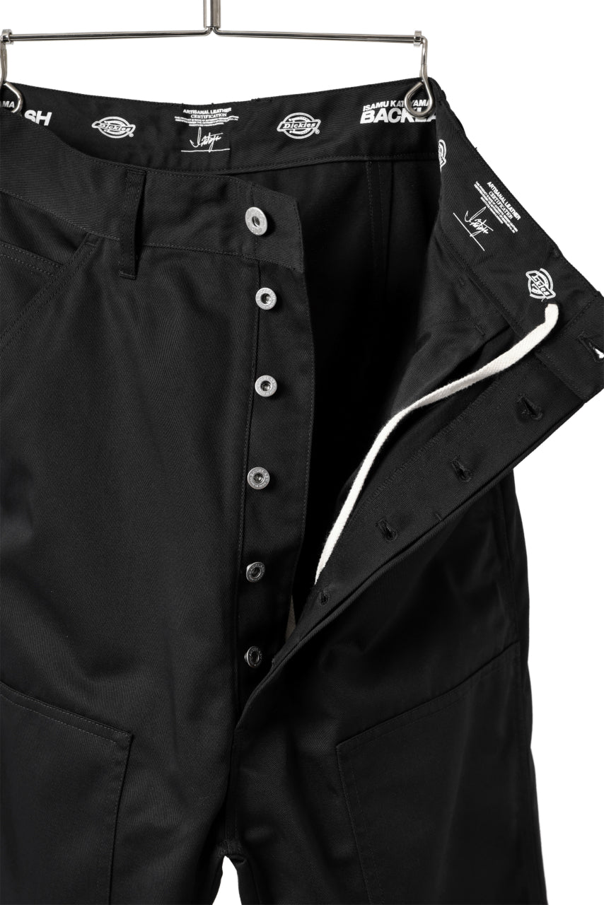 ISAMU KATAYAMA BACKLASH xx Dickies® DOUBLE KNEE PANTS (BLACK) - Image 12