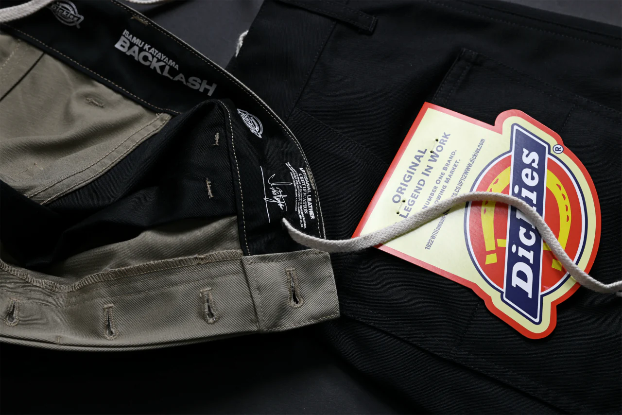 ISAMU KATAYAMA BACKLASH xx Dickies® DOUBLE KNEE PANTS (BLACK) - Image 62