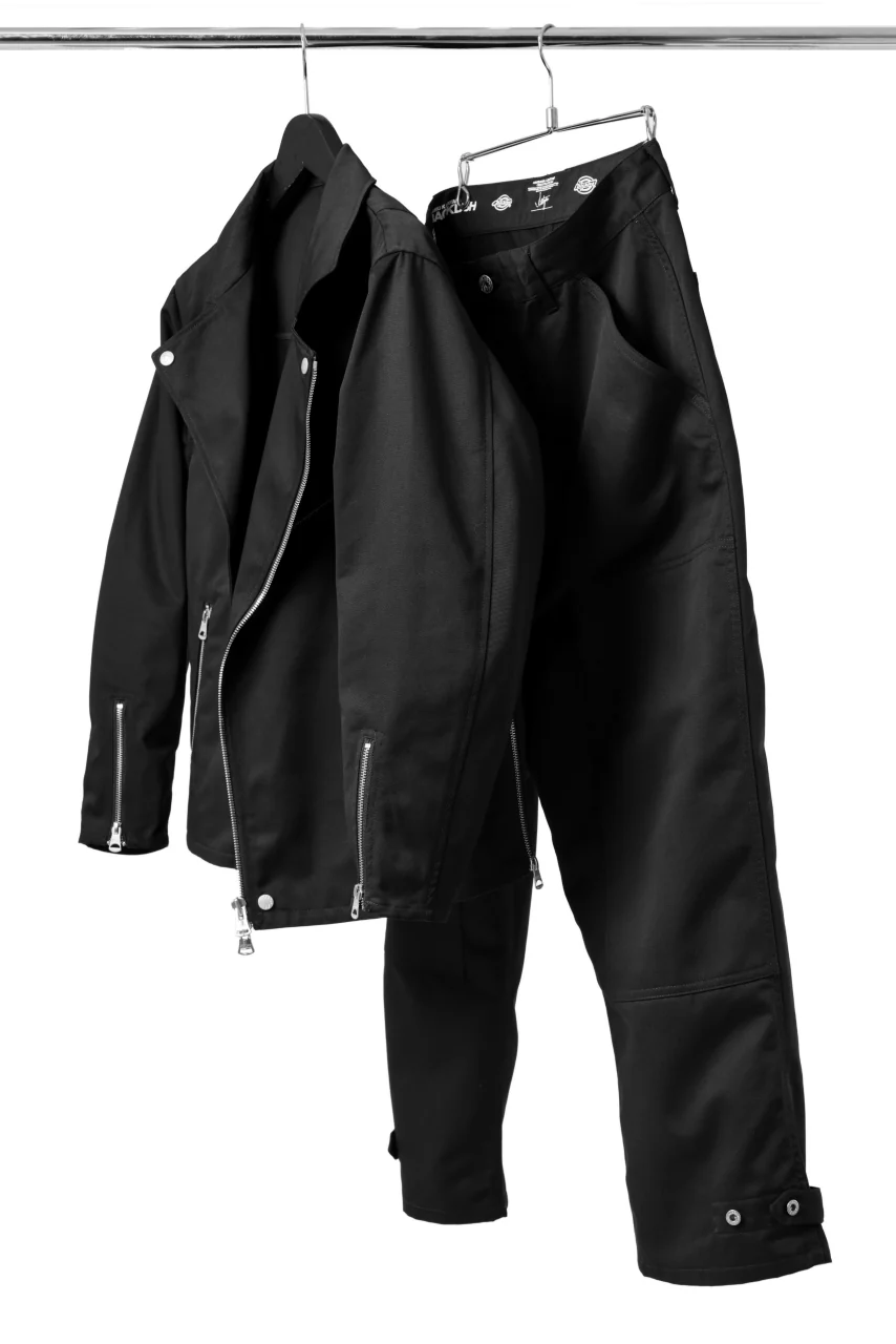 ISAMU KATAYAMA BACKLASH xx Dickies® DOUBLE RIDERS JACKET (BLACK) - Image 23