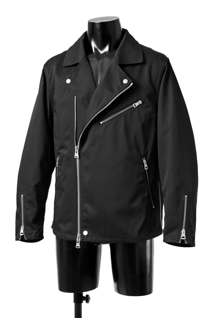 ISAMU KATAYAMA BACKLASH xx Dickies® DOUBLE RIDERS JACKET (BLACK) - Image 3