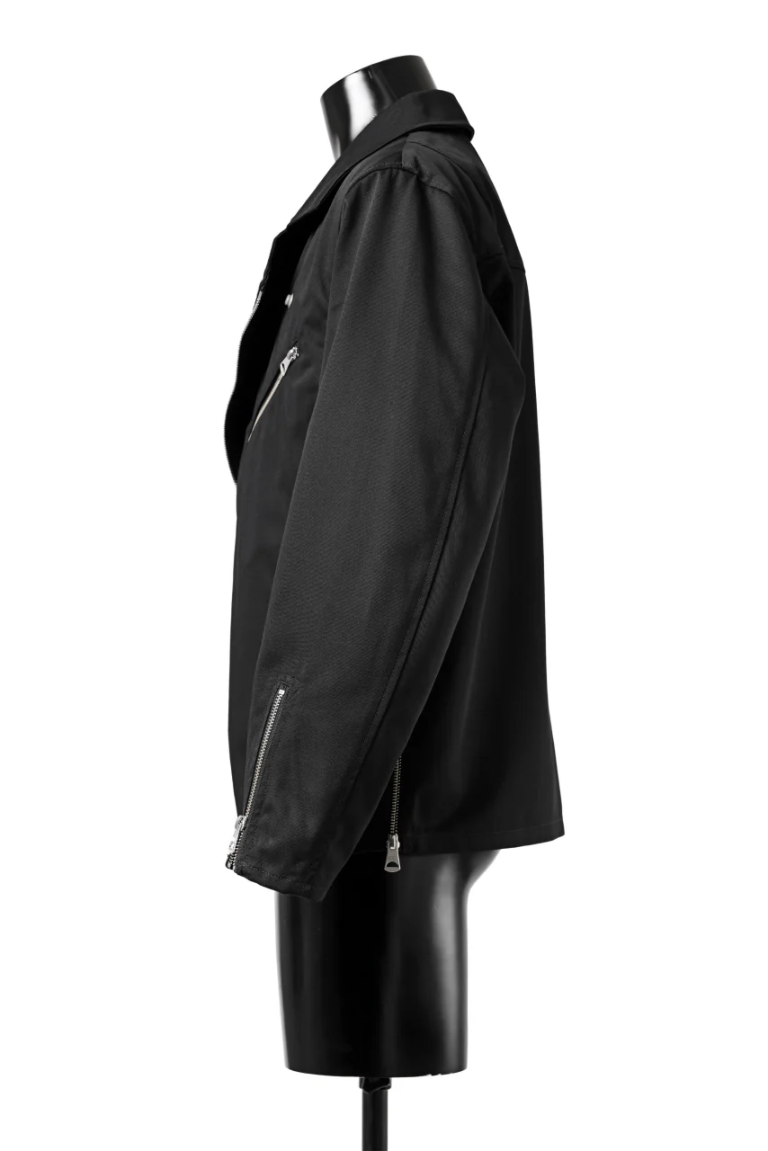 ISAMU KATAYAMA BACKLASH xx Dickies® DOUBLE RIDERS JACKET (BLACK) - Image 4