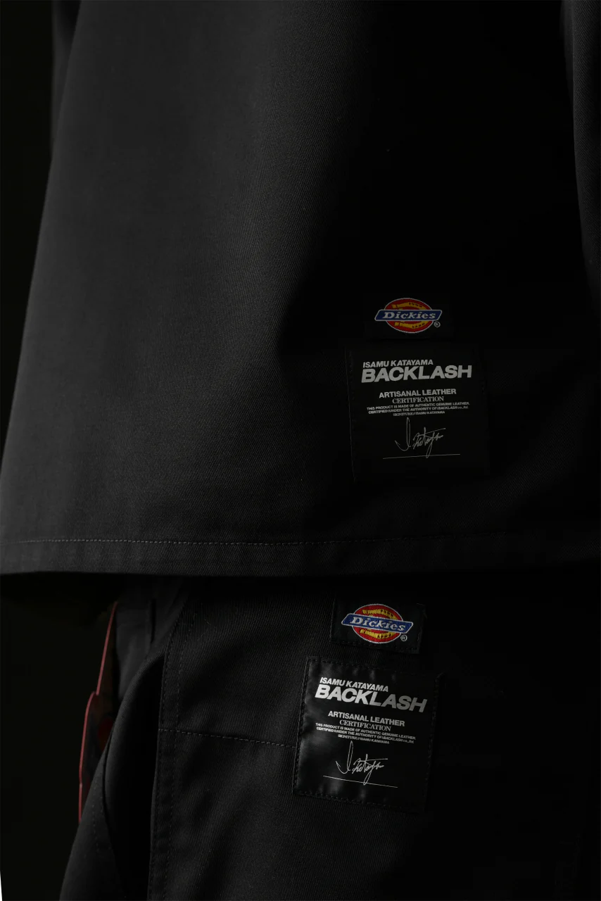 ISAMU KATAYAMA BACKLASH xx Dickies® DOUBLE RIDERS JACKET (BLACK) - Image 43