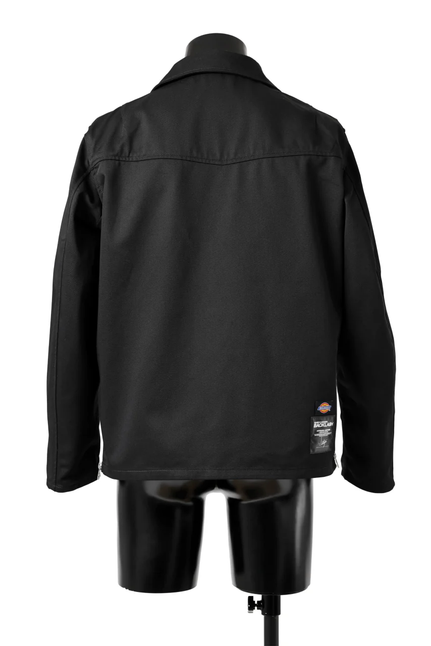 ISAMU KATAYAMA BACKLASH xx Dickies® DOUBLE RIDERS JACKET (BLACK) - Image 5