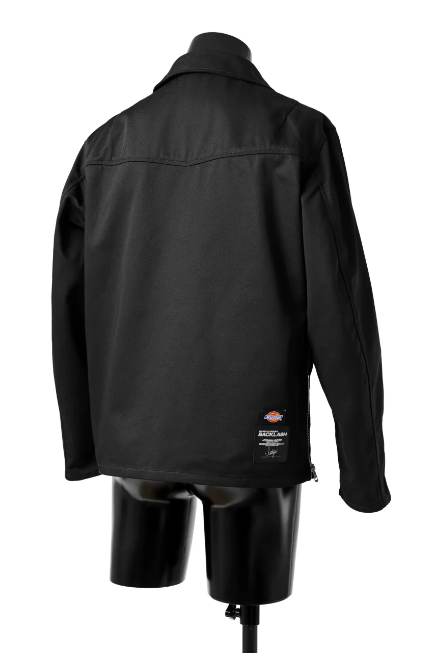 ISAMU KATAYAMA BACKLASH xx Dickies® DOUBLE RIDERS JACKET (BLACK) - Image 6