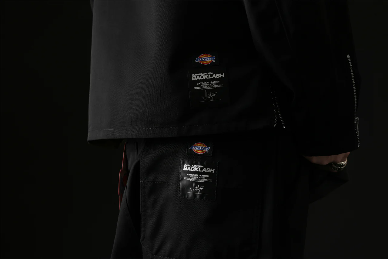 ISAMU KATAYAMA BACKLASH xx Dickies® DOUBLE RIDERS JACKET (BLACK) - Image 63