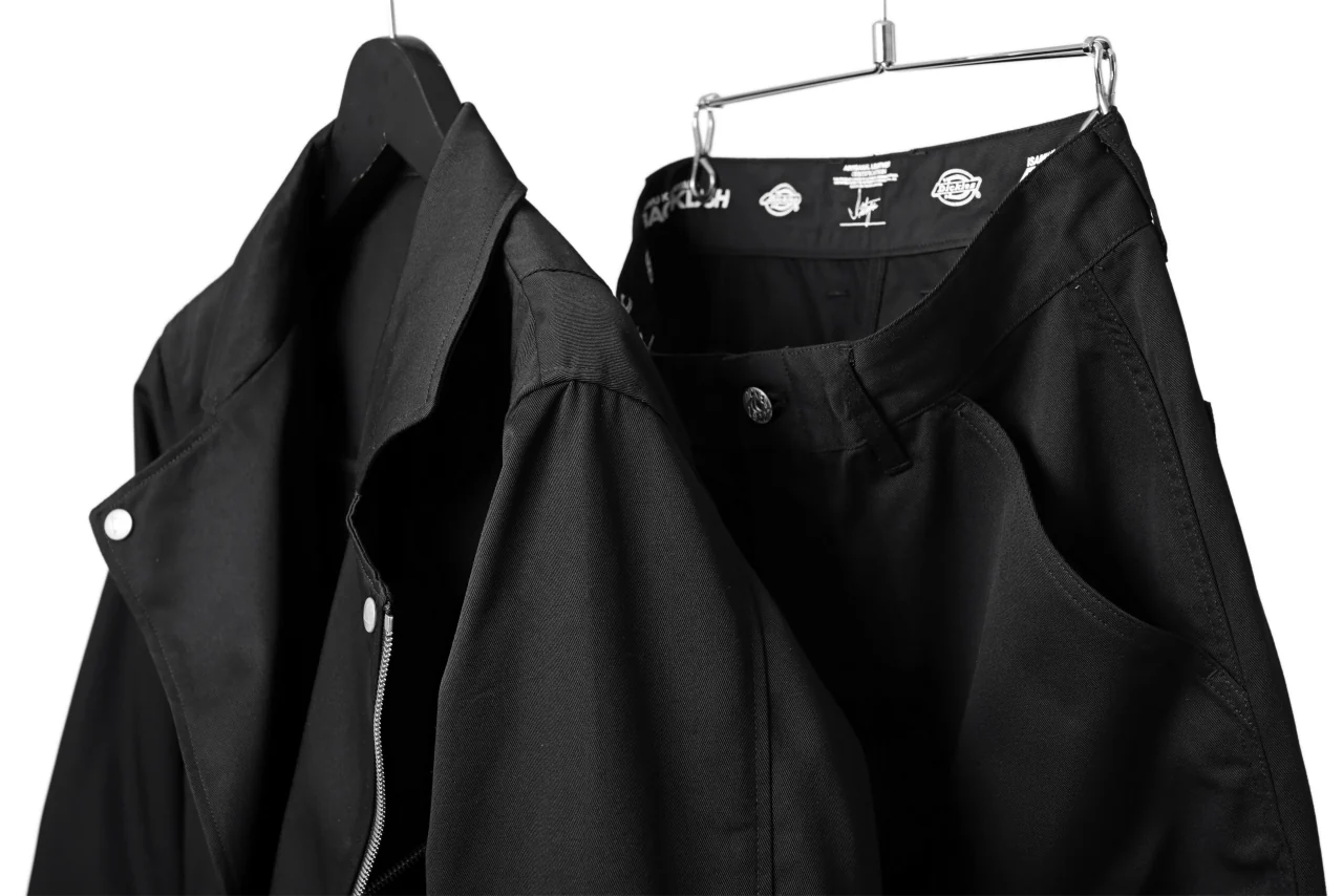 ISAMU KATAYAMA BACKLASH xx Dickies® DOUBLE RIDERS JACKET (BLACK) - Image 64