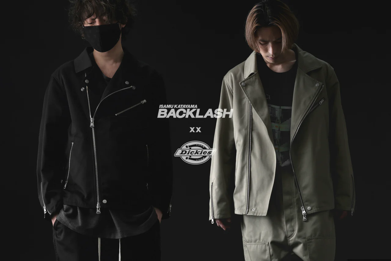 ISAMU KATAYAMA BACKLASH xx Dickies® DOUBLE RIDERS JACKET (BLACK) - Image 66