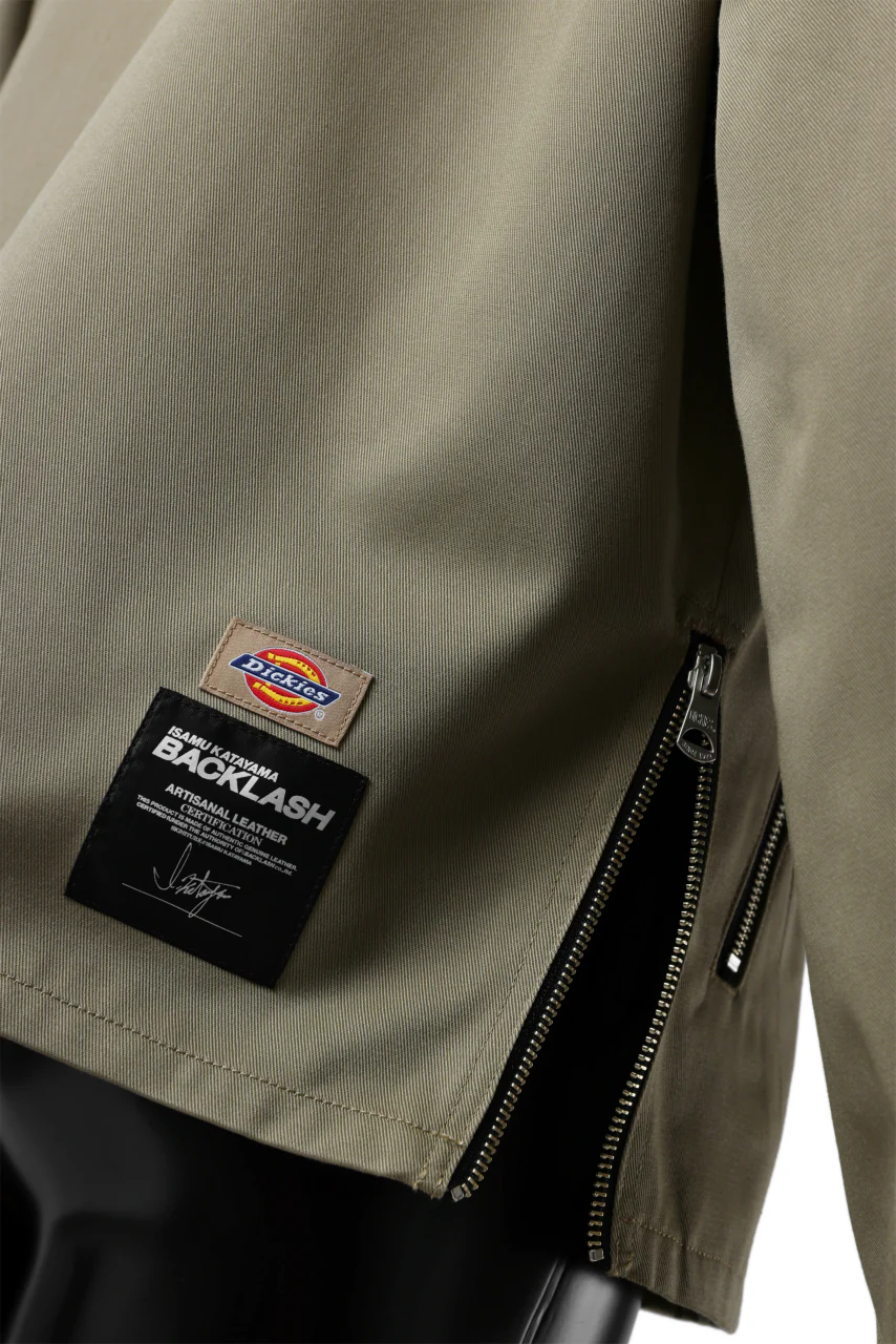 ISAMU KATAYAMA BACKLASH xx Dickies® DOUBLE RIDERS JACKET (KHAKI) - Image 18