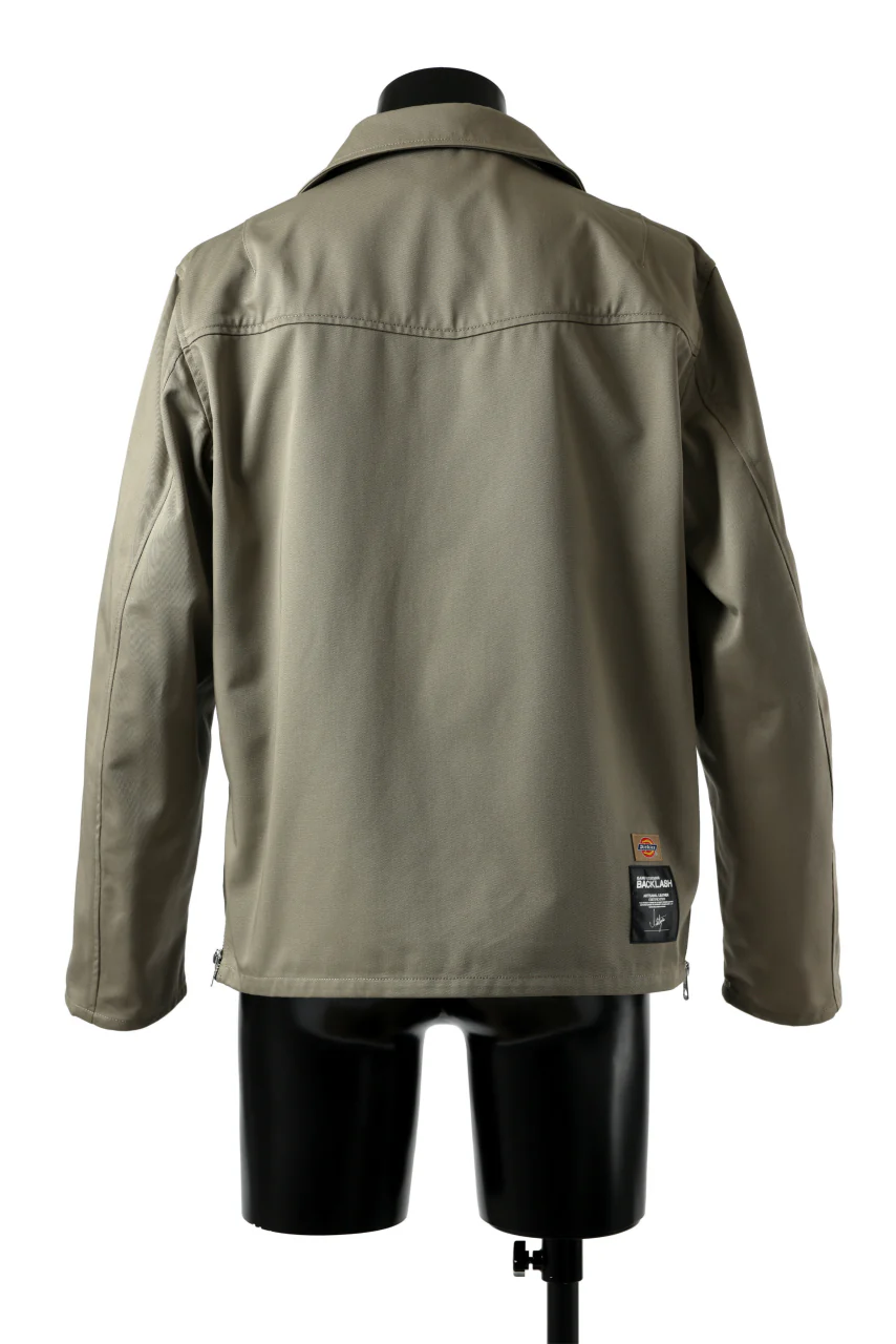ISAMU KATAYAMA BACKLASH xx Dickies® DOUBLE RIDERS JACKET (KHAKI) - Image 5