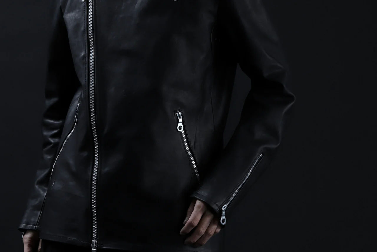 ISAMU KATAYAMA BACKLASH xx GUIDI COMMA 8 DOUBLE RIDERS / CALF "Vitello Fiore Volonato" (BLACK) ※ - Image 50